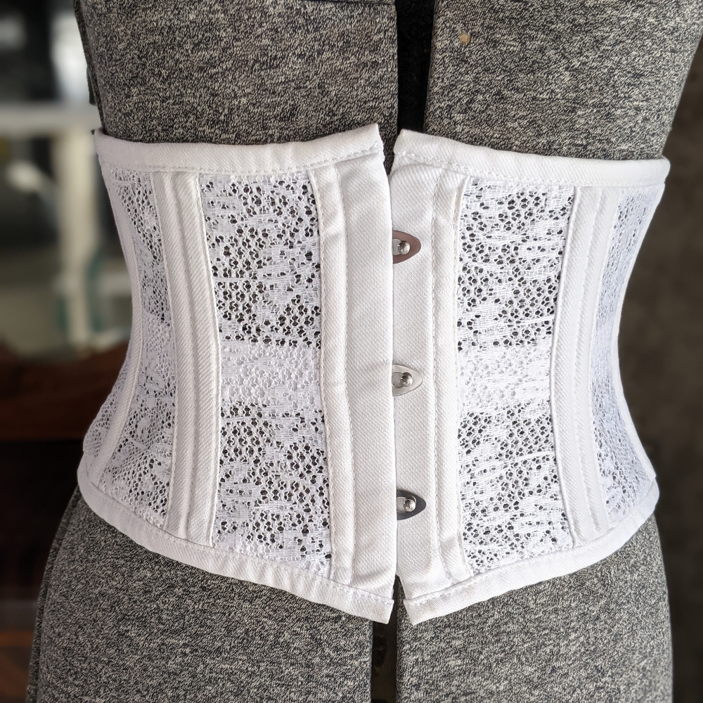 Limited edition steel boned lace corset